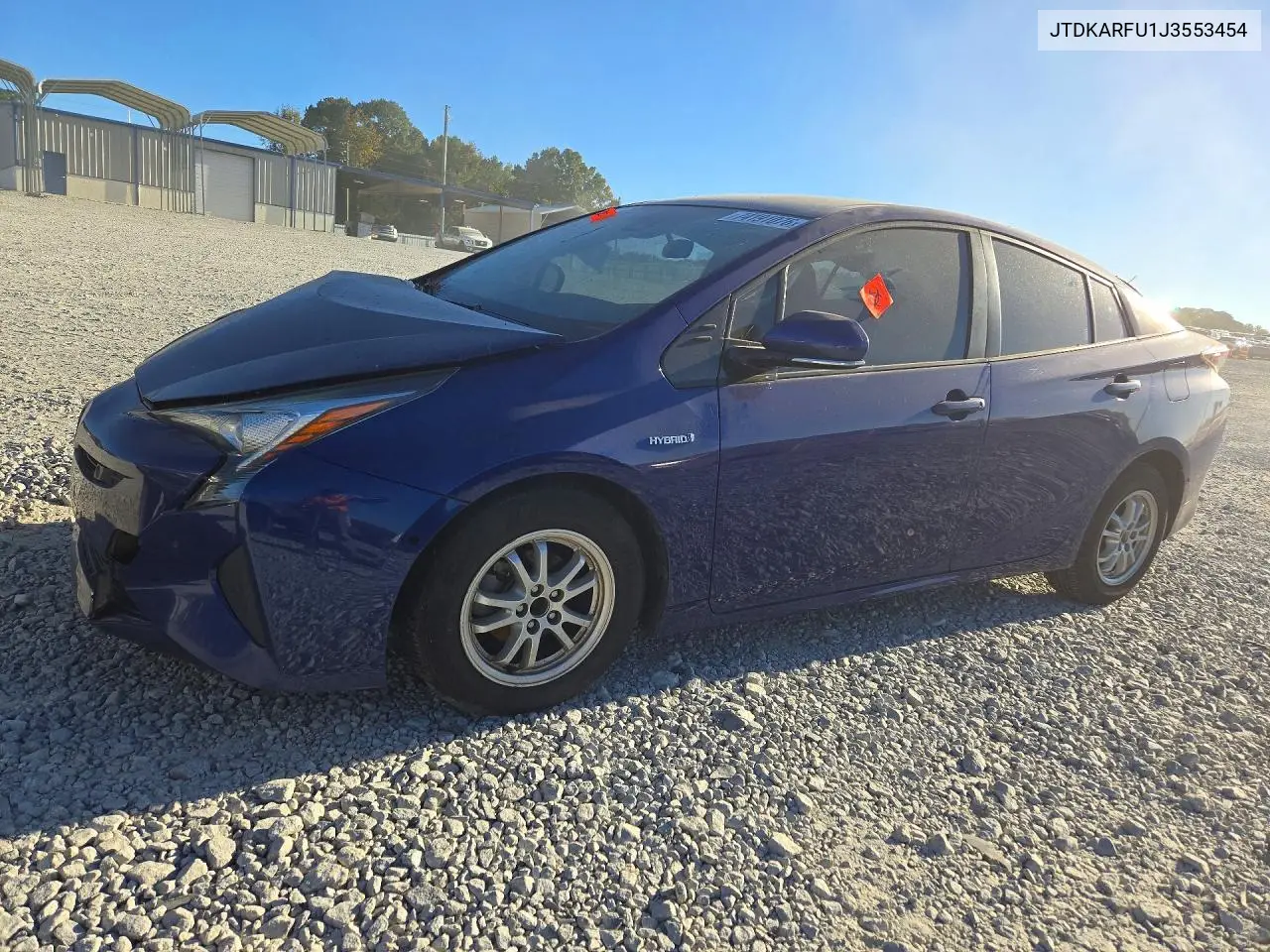 TOYOTA PRIUS 2018, VIN JTDKARFU1J3553454