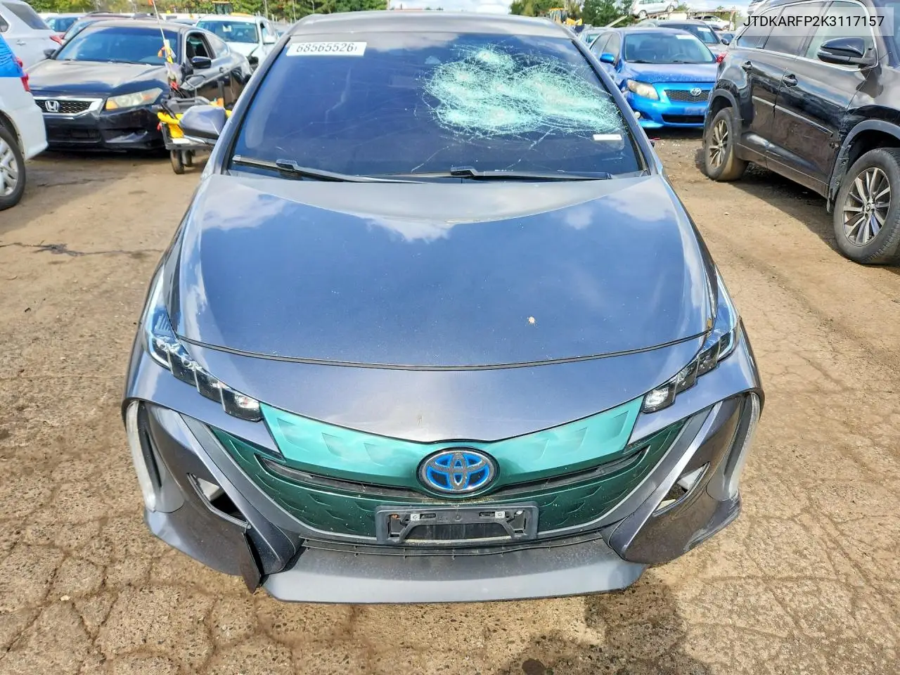 2019 TOYOTA PRIUS VIN JTDKARFP2K3117157 — фото 5