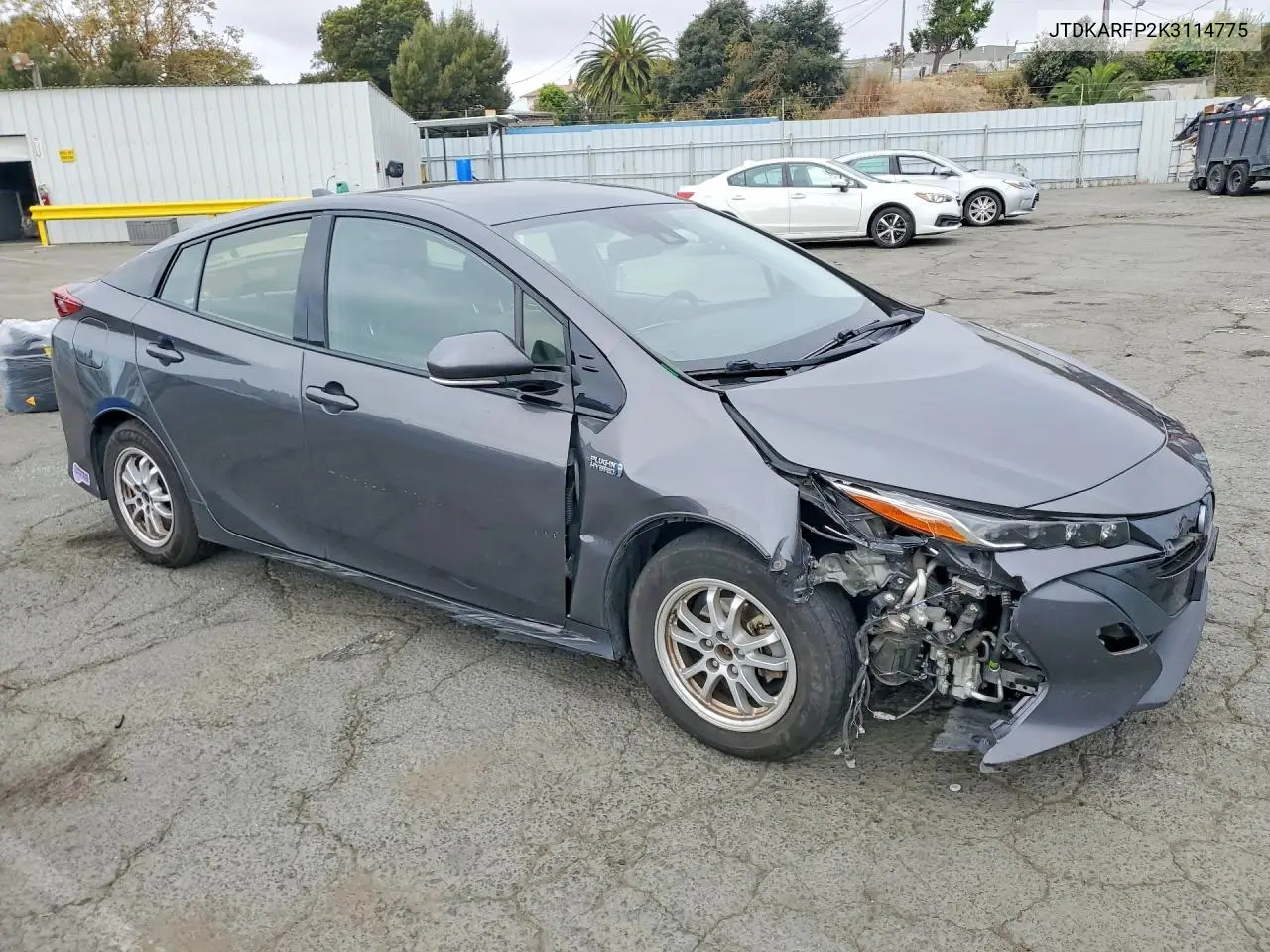 2019 TOYOTA PRIUS VIN JTDKARFP2K3114775 — фото 4