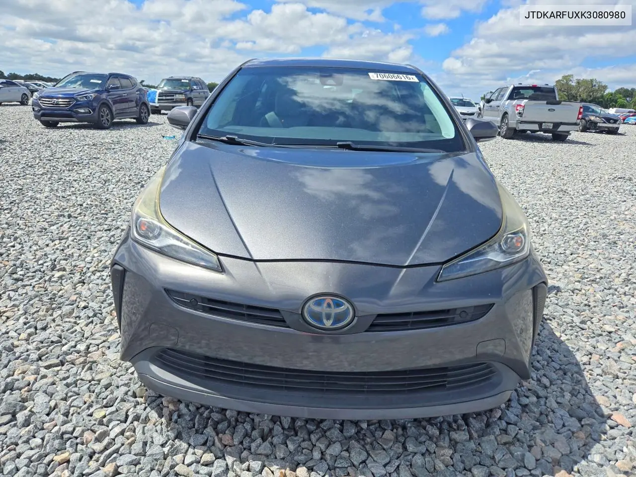 2019 TOYOTA PRIUS VIN JTDKARFUXK3080980 — фото 5