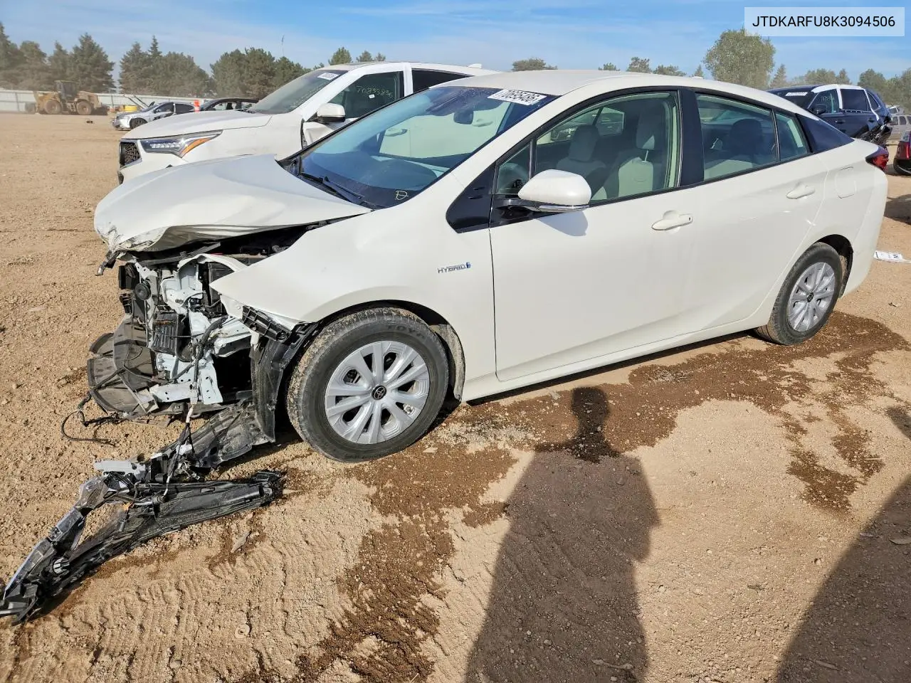 TOYOTA PRIUS 2019, VIN JTDKARFU8K3094506