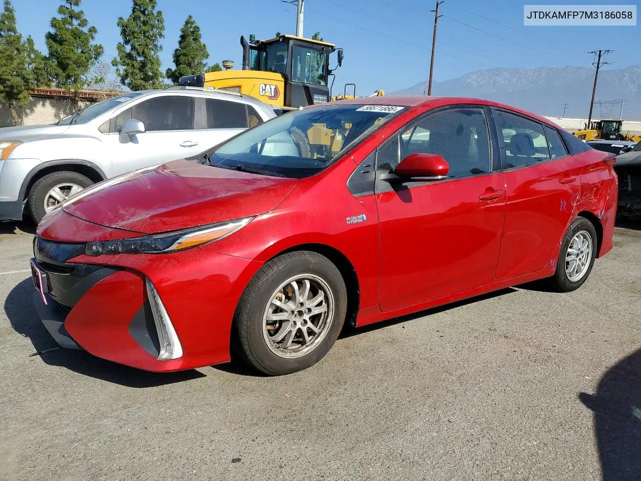 TOYOTA PRIUS 2021, VIN JTDKAMFP7M3186058