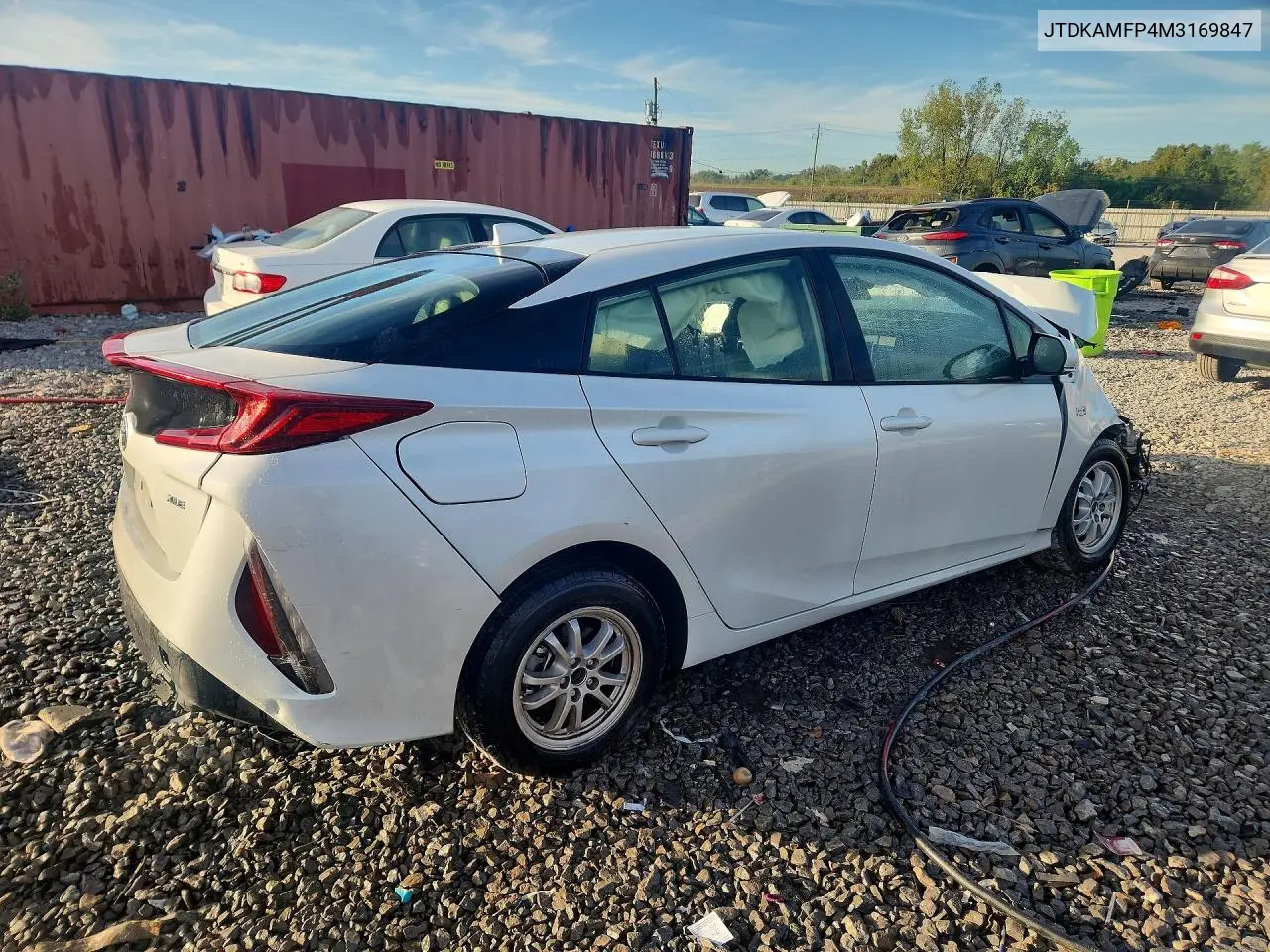 2021 TOYOTA PRIUS VIN JTDKAMFP4M3169847 — фото 3