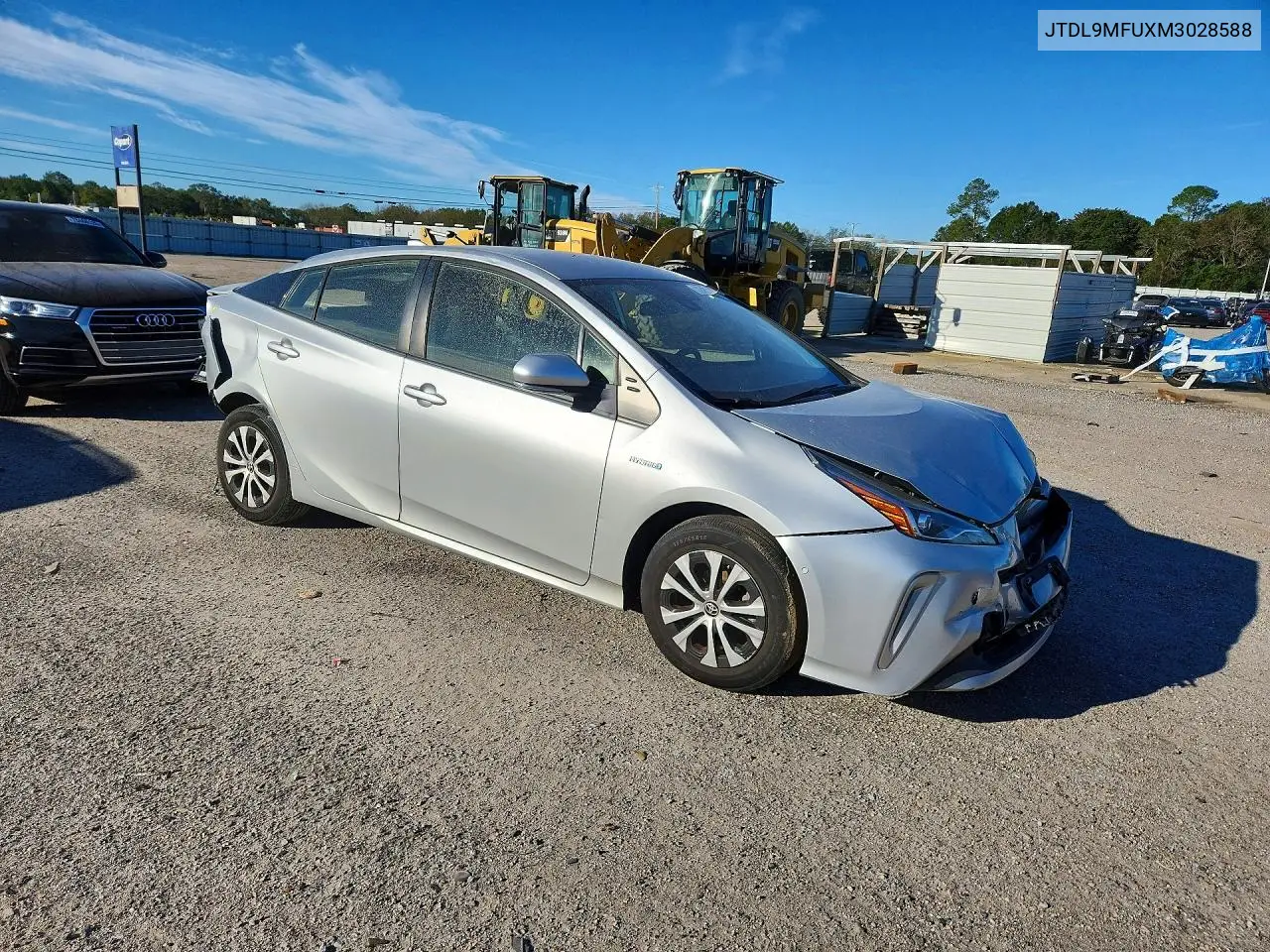 2021 TOYOTA PRIUS VIN JTDL9MFUXM3028588 — фото 4