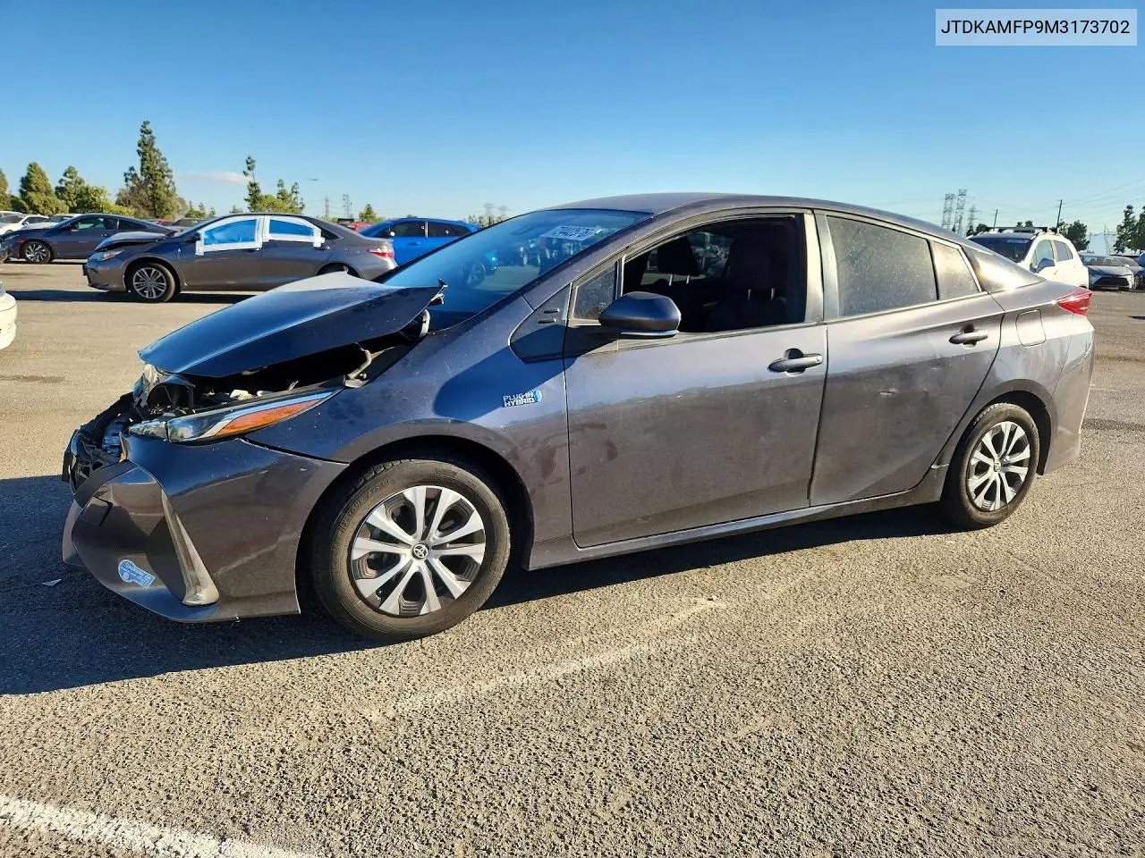 TOYOTA PRIUS 2021, VIN JTDKAMFP9M3173702