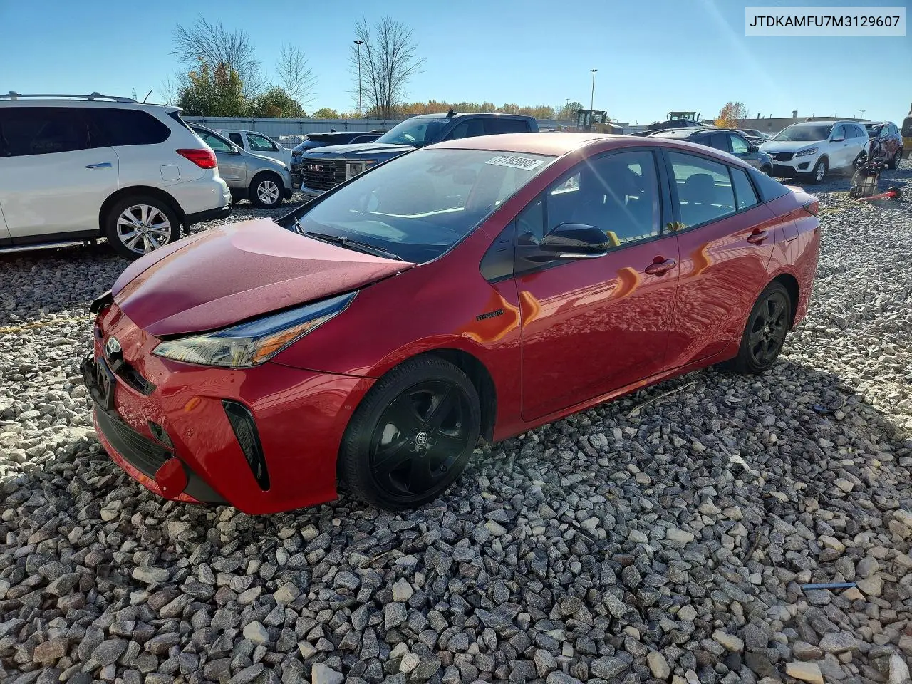 TOYOTA PRIUS 2021, VIN JTDKAMFU7M3129607