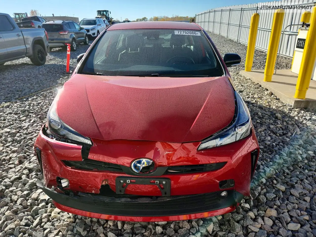 2021 TOYOTA PRIUS VIN JTDKAMFU7M3129607 — фото 5