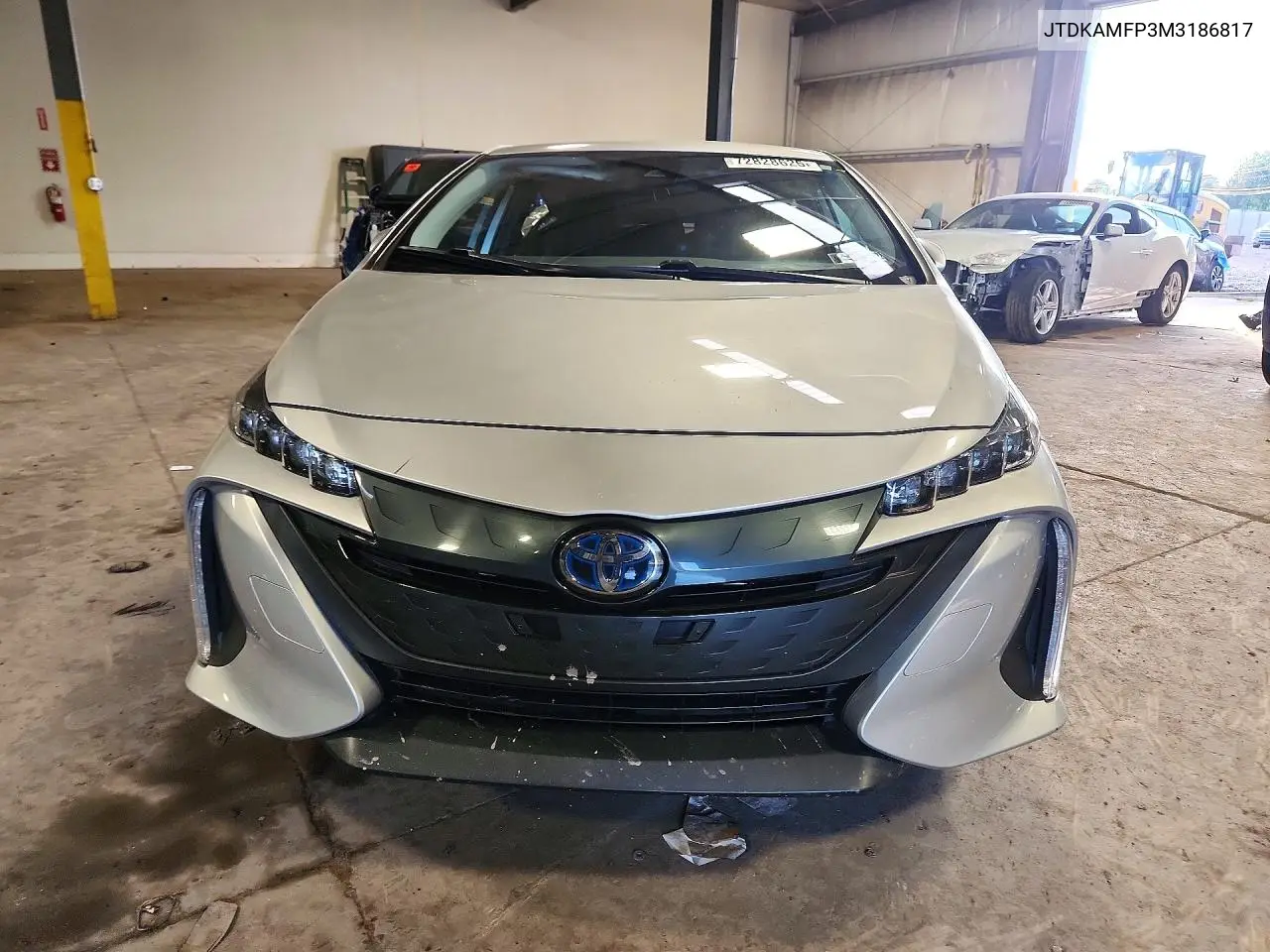 2021 TOYOTA PRIUS VIN JTDKAMFP3M3186817 — фото 5
