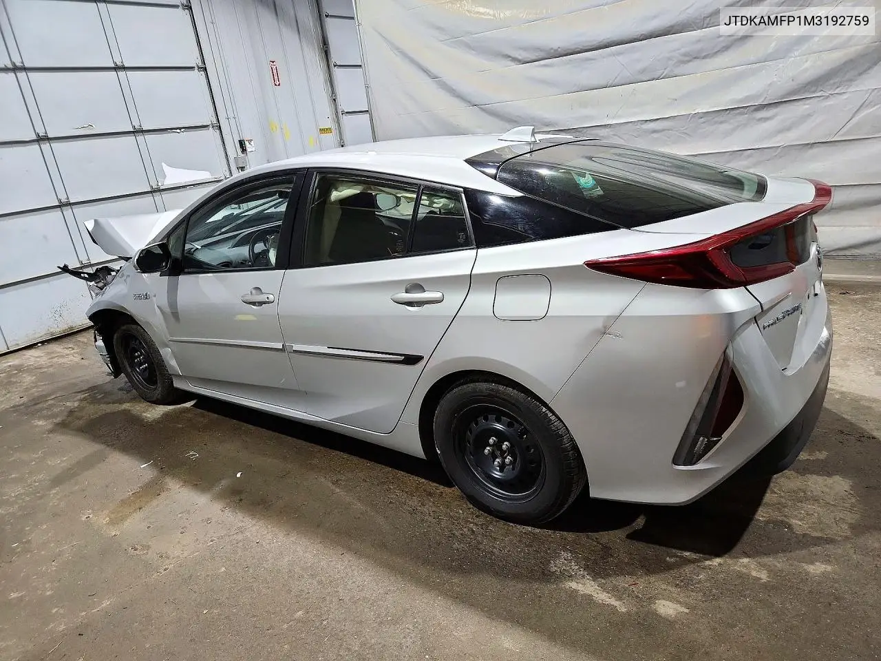 2021 TOYOTA PRIUS VIN JTDKAMFP1M3192759 — фото 2