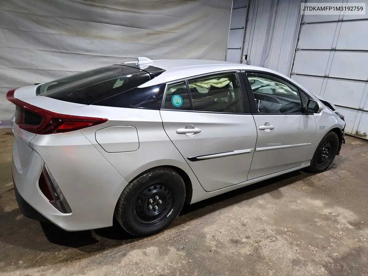 2021 TOYOTA PRIUS VIN JTDKAMFP1M3192759 — фото 3