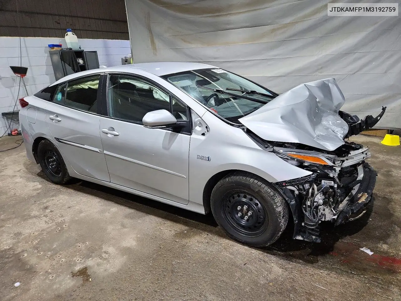 2021 TOYOTA PRIUS VIN JTDKAMFP1M3192759 — фото 4