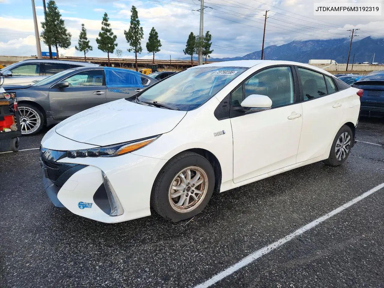TOYOTA PRIUS 2021, VIN JTDKAMFP6M3192319