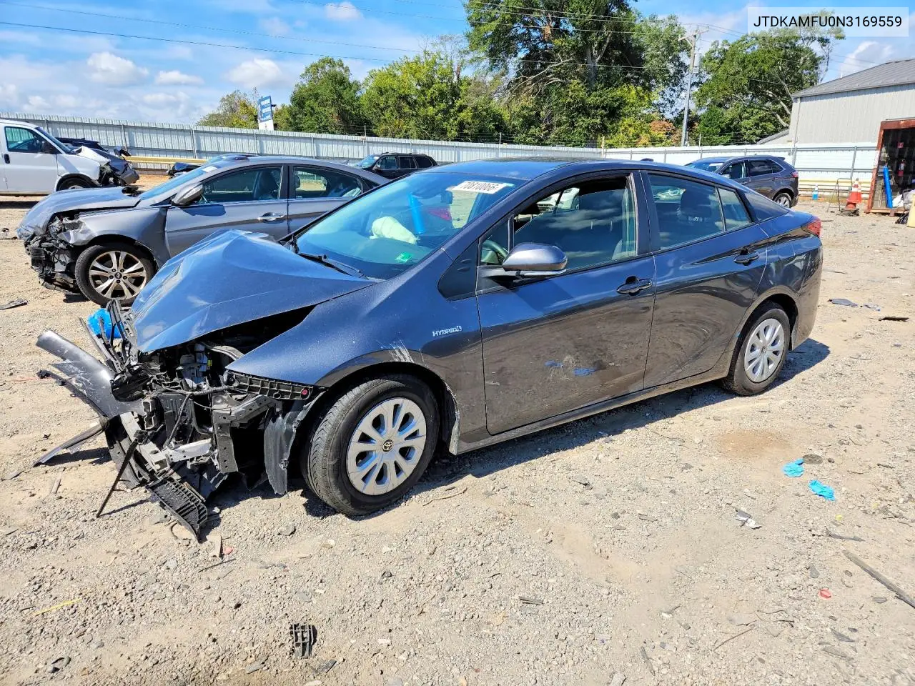 TOYOTA PRIUS 2022, VIN JTDKAMFU0N3169559