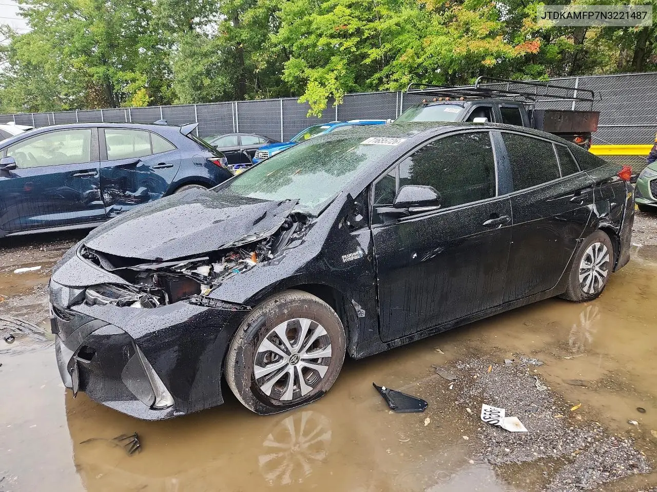 TOYOTA PRIUS 2022, VIN JTDKAMFP7N3221487