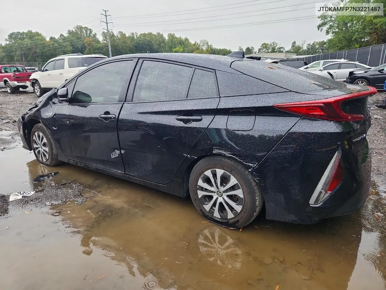 2022 TOYOTA PRIUS VIN JTDKAMFP7N3221487 — фото 2
