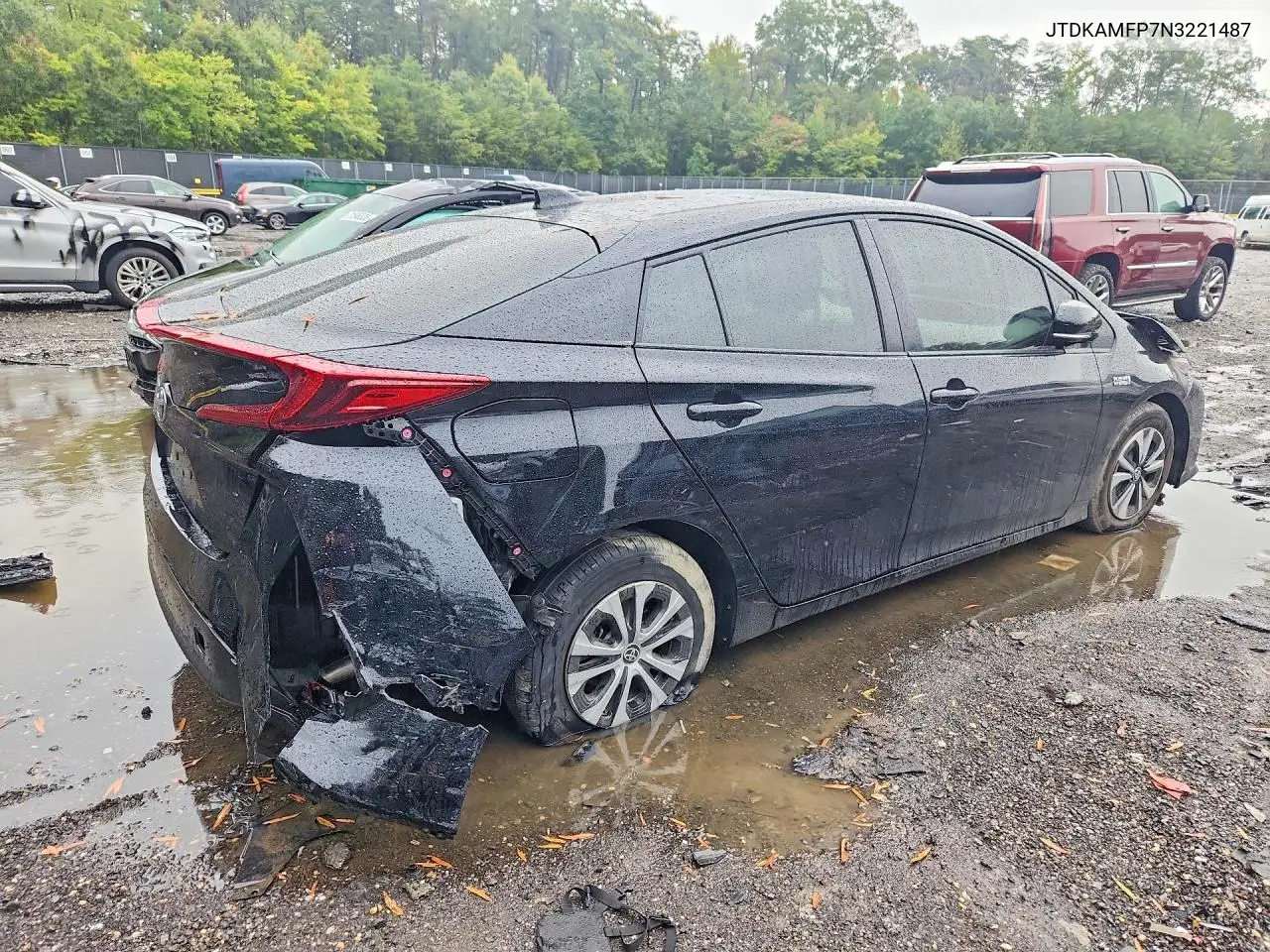 2022 TOYOTA PRIUS VIN JTDKAMFP7N3221487 — фото 3