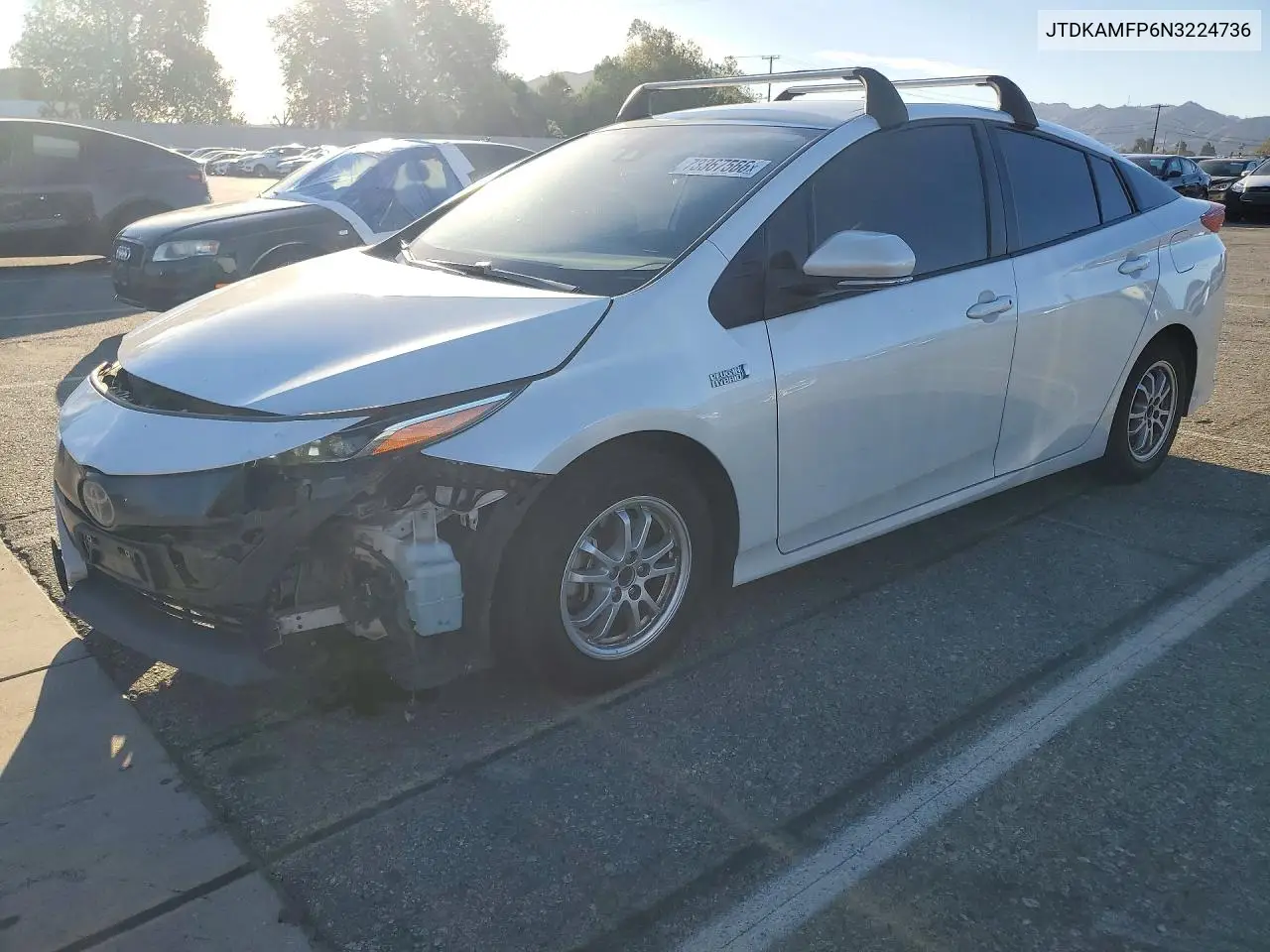 TOYOTA PRIUS 2022, VIN JTDKAMFP6N3224736