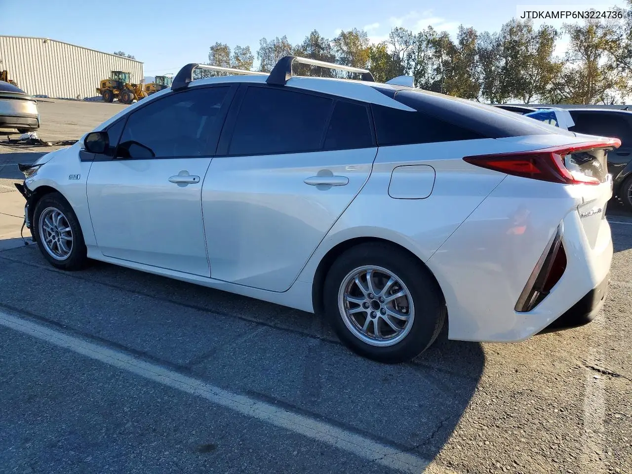 2022 TOYOTA PRIUS VIN JTDKAMFP6N3224736 — фото 2
