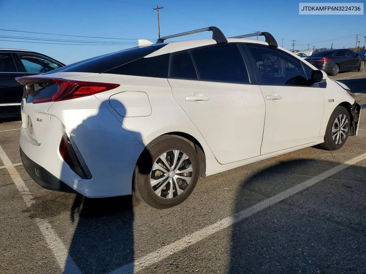 2022 TOYOTA PRIUS VIN JTDKAMFP6N3224736 — фото 3