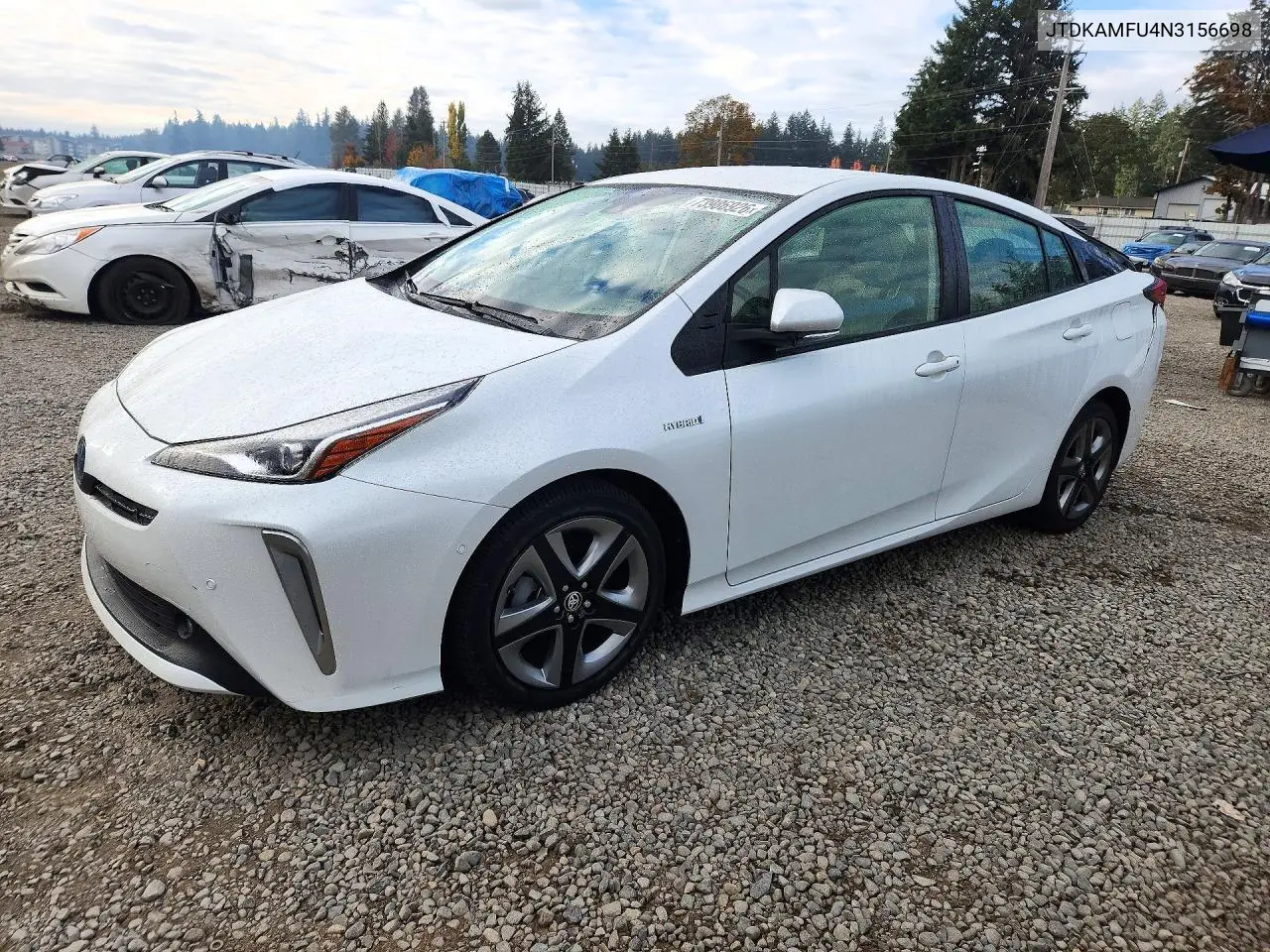 TOYOTA PRIUS 2022, VIN JTDKAMFU4N3156698