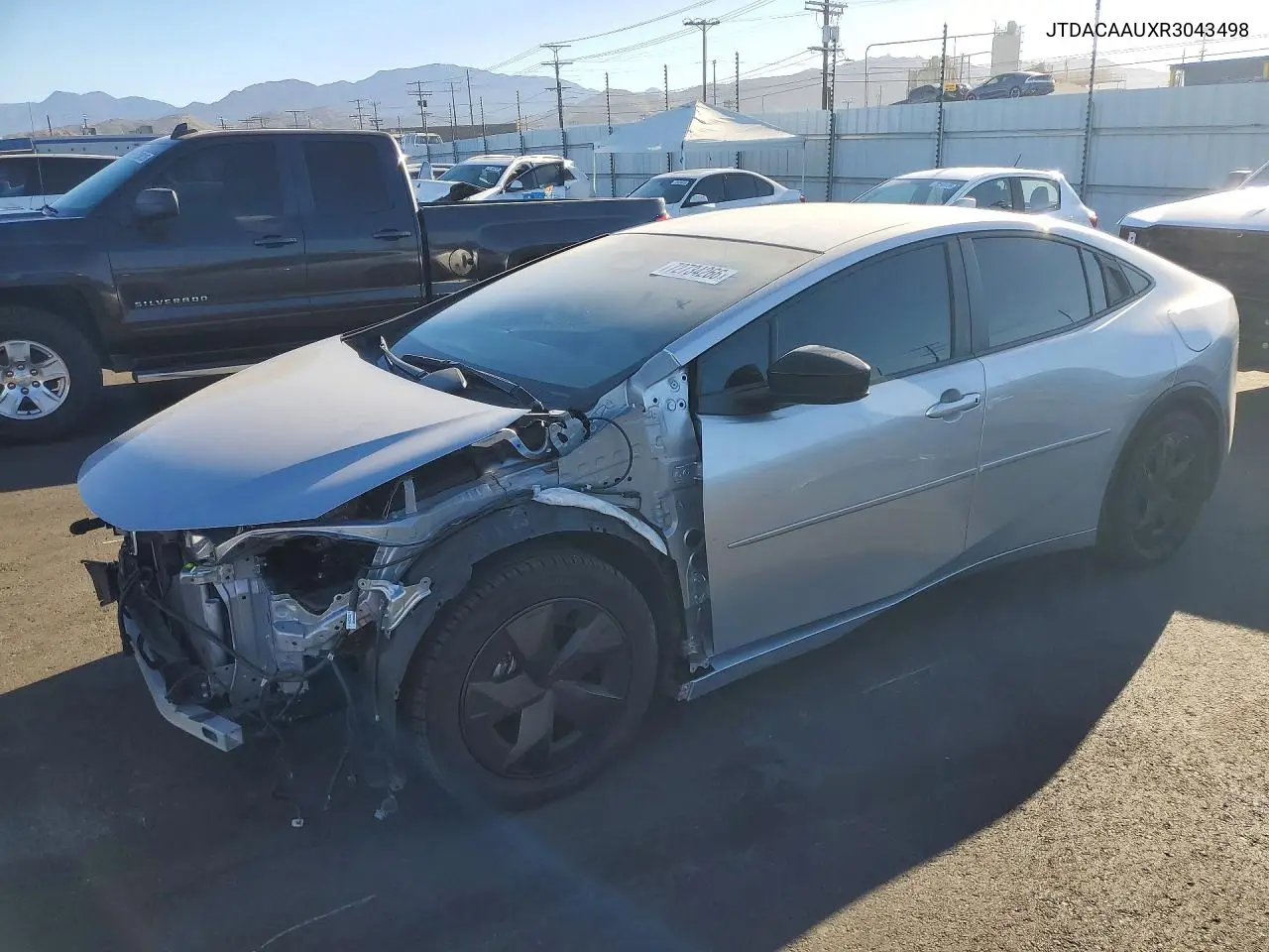 TOYOTA PRIUS 2024, VIN JTDACAAUXR3043498