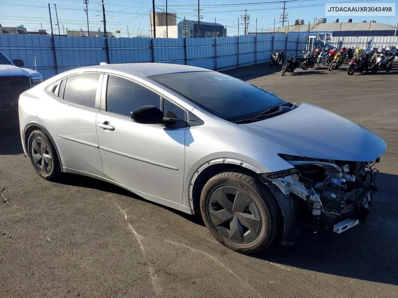 2024 TOYOTA PRIUS VIN JTDACAAUXR3043498 — фото 4