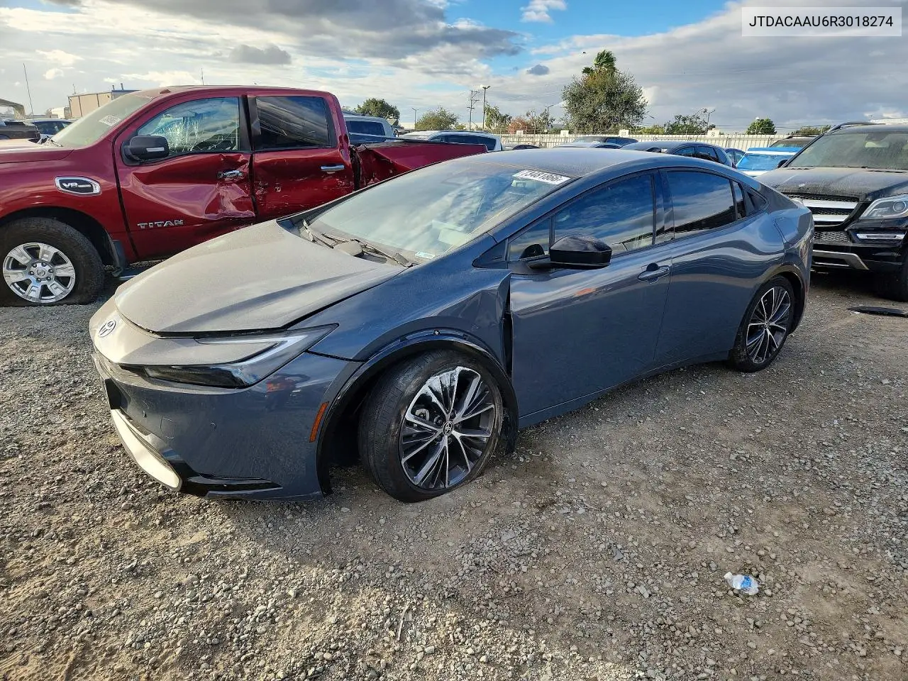 TOYOTA PRIUS 2024, VIN JTDACAAU6R3018274