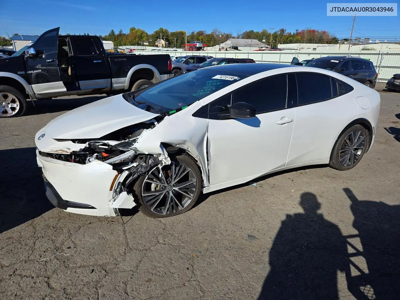 TOYOTA PRIUS 2024, VIN JTDACAAU0R3043946