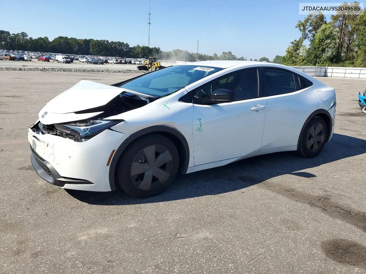 TOYOTA PRIUS 2025, VIN JTDACAAU9S3049685