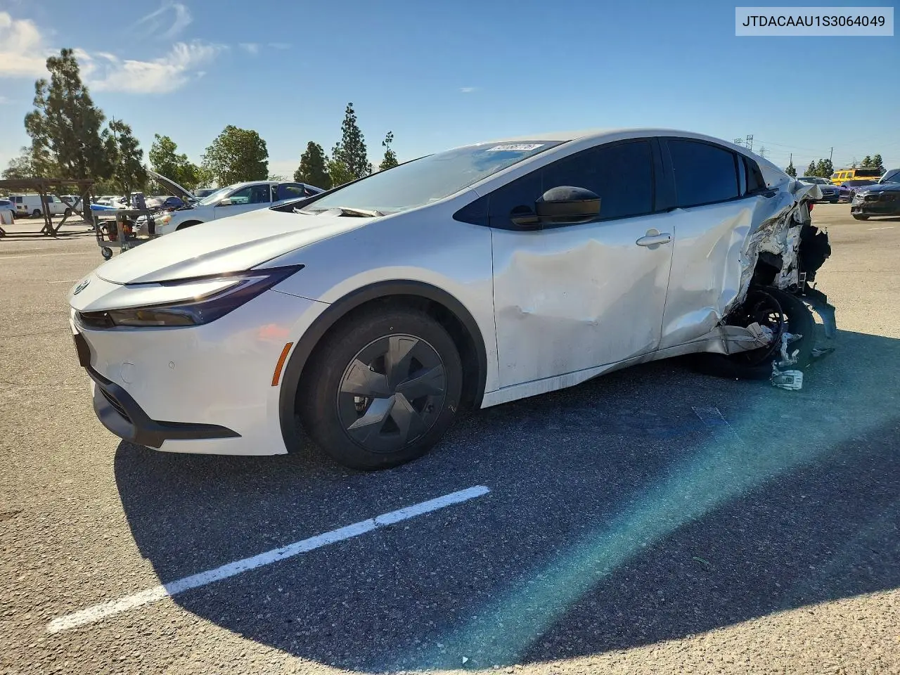TOYOTA PRIUS 2025, VIN JTDACAAU1S3064049