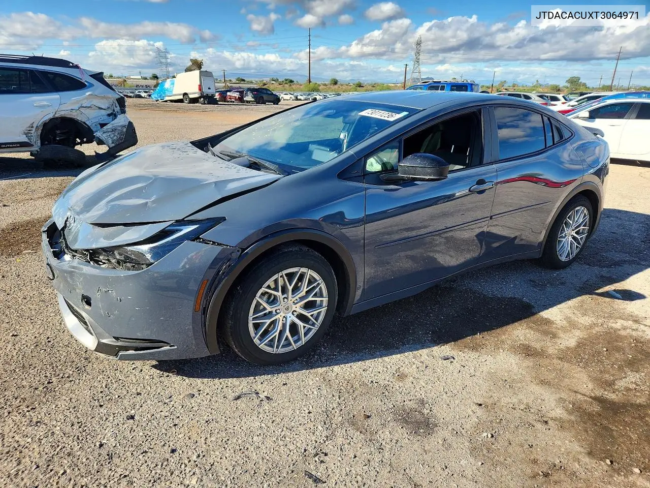 TOYOTA PRIUS 2026, VIN JTDACACUXT3064971