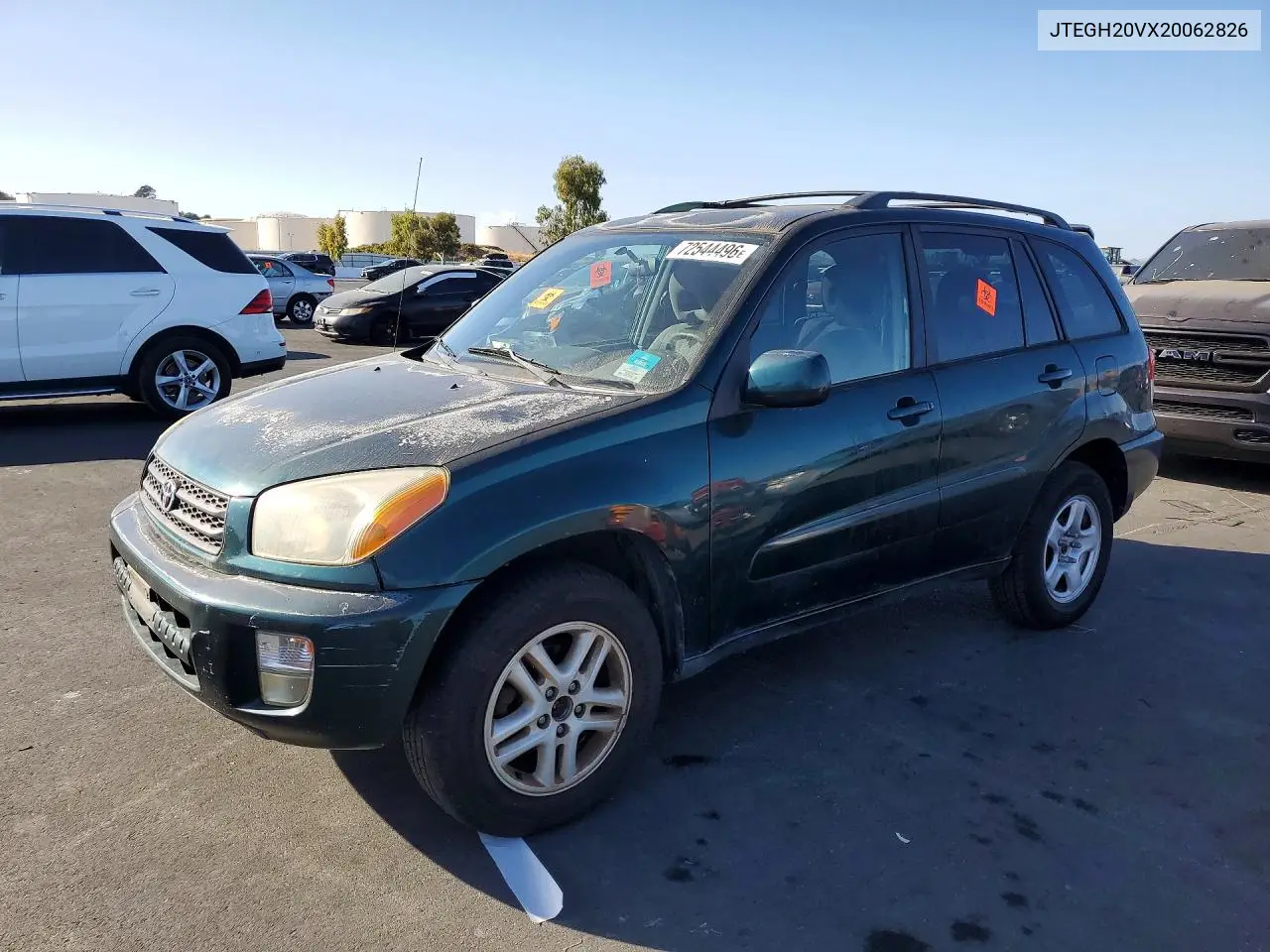 TOYOTA RAV 4 2002, VIN JTEGH20VX20062826