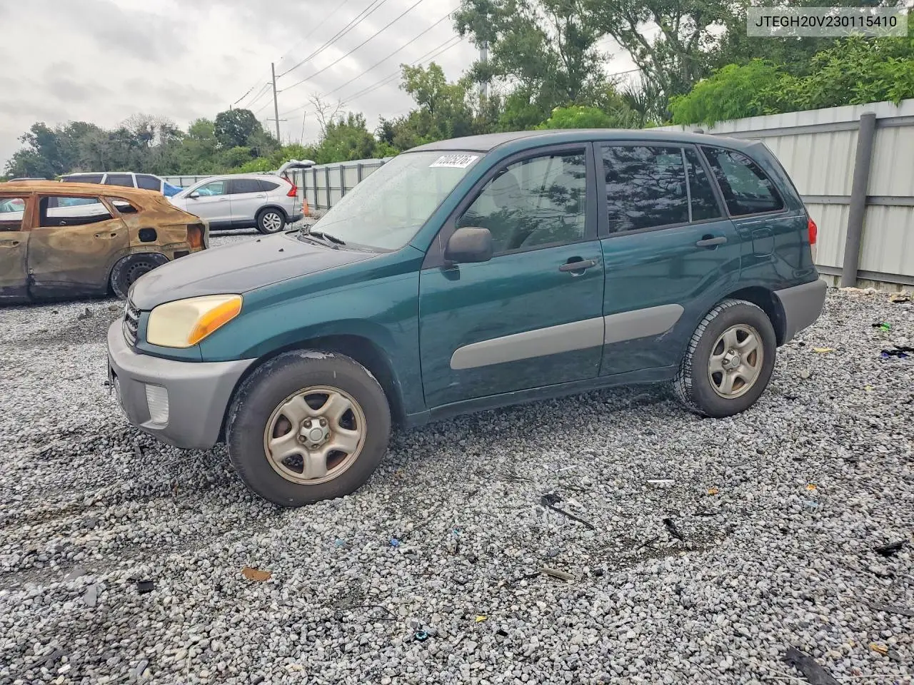 TOYOTA RAV 4 2003, VIN JTEGH20V230115410