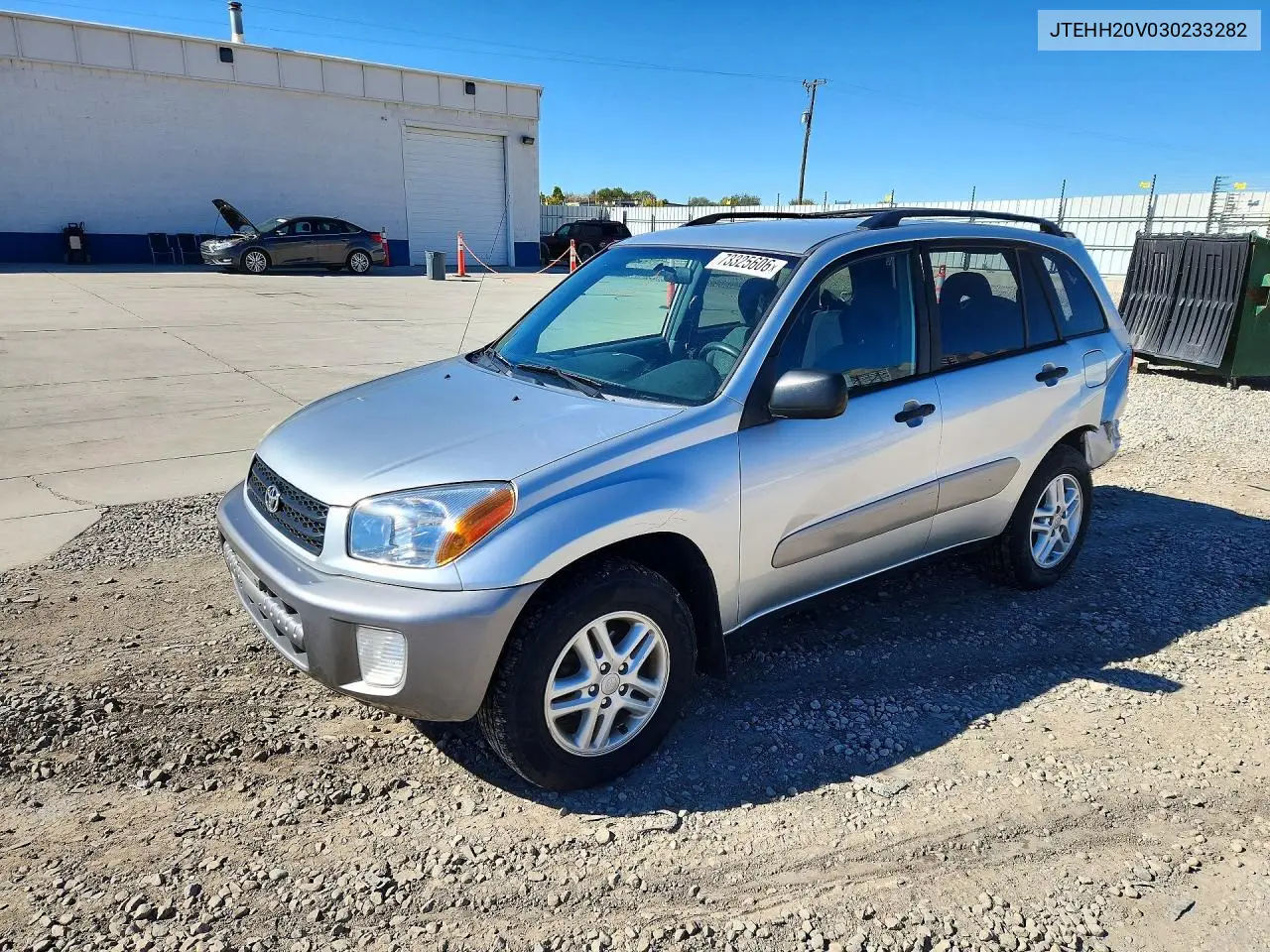 TOYOTA RAV 4 2003, VIN JTEHH20V030233282