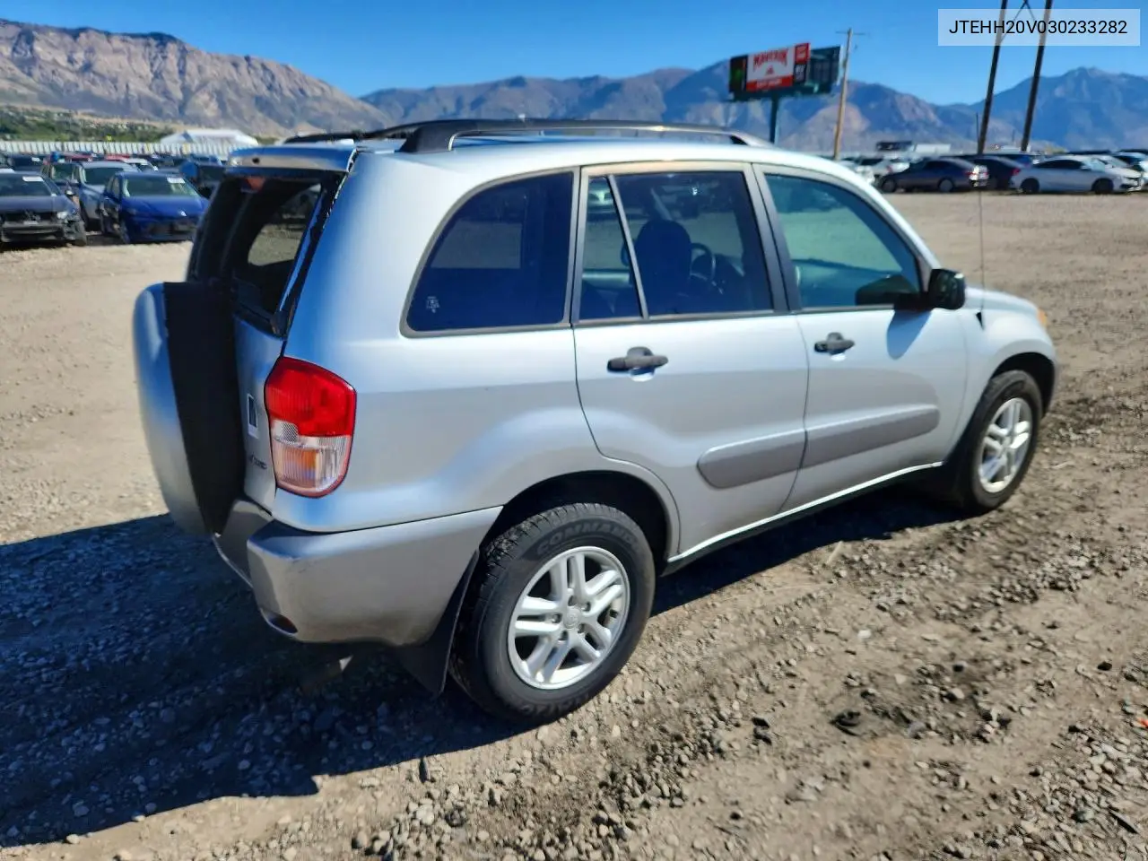 2003 TOYOTA RAV 4 VIN JTEHH20V030233282 — фото 3