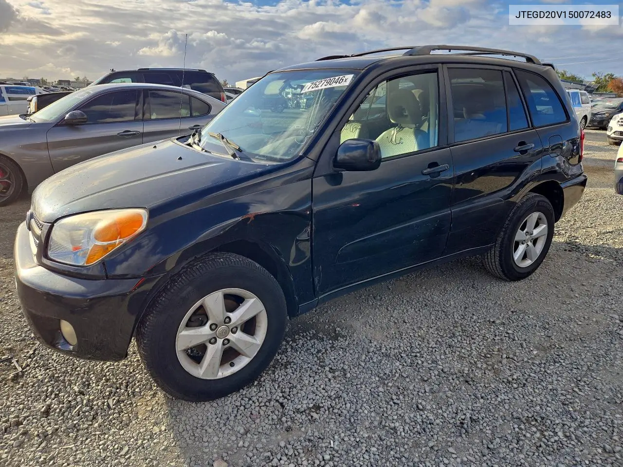 TOYOTA RAV 4 2005, VIN JTEGD20V150072483