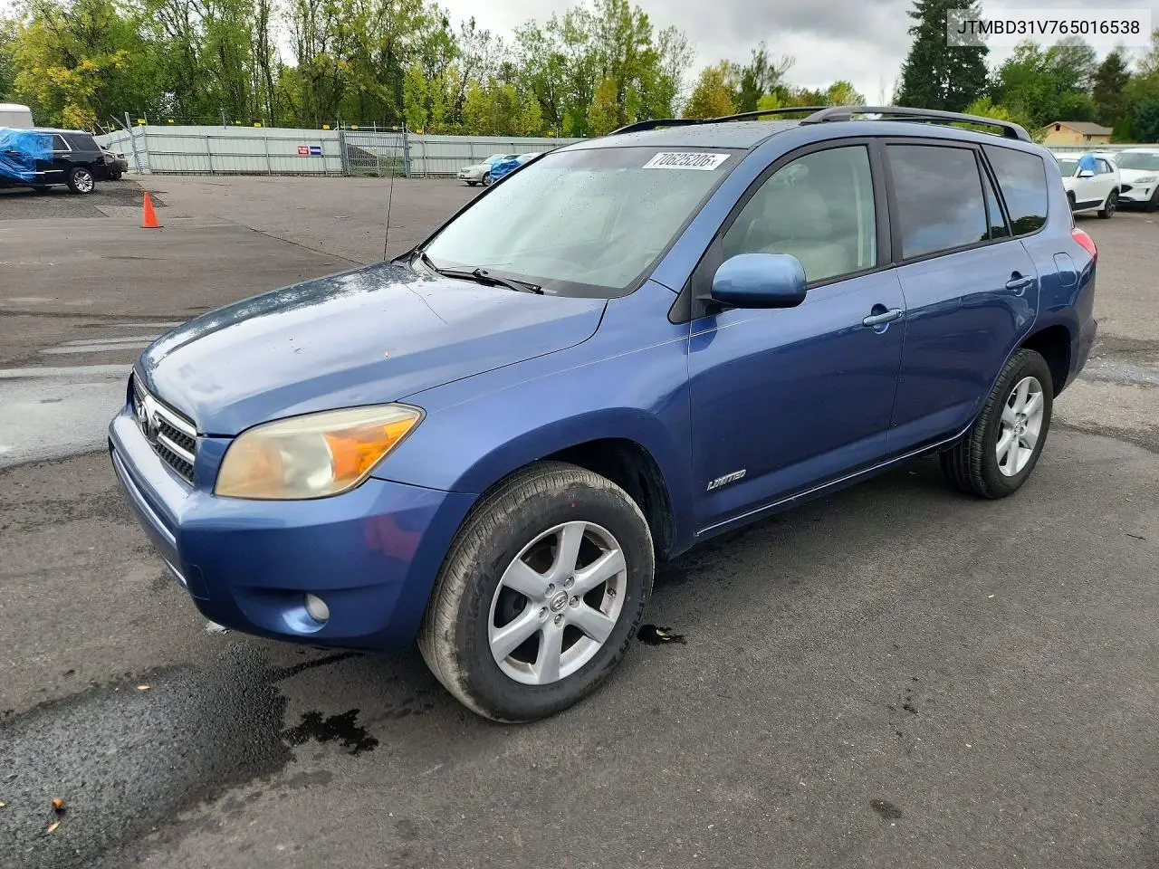 TOYOTA RAV 4 2006, VIN JTMBD31V765016538