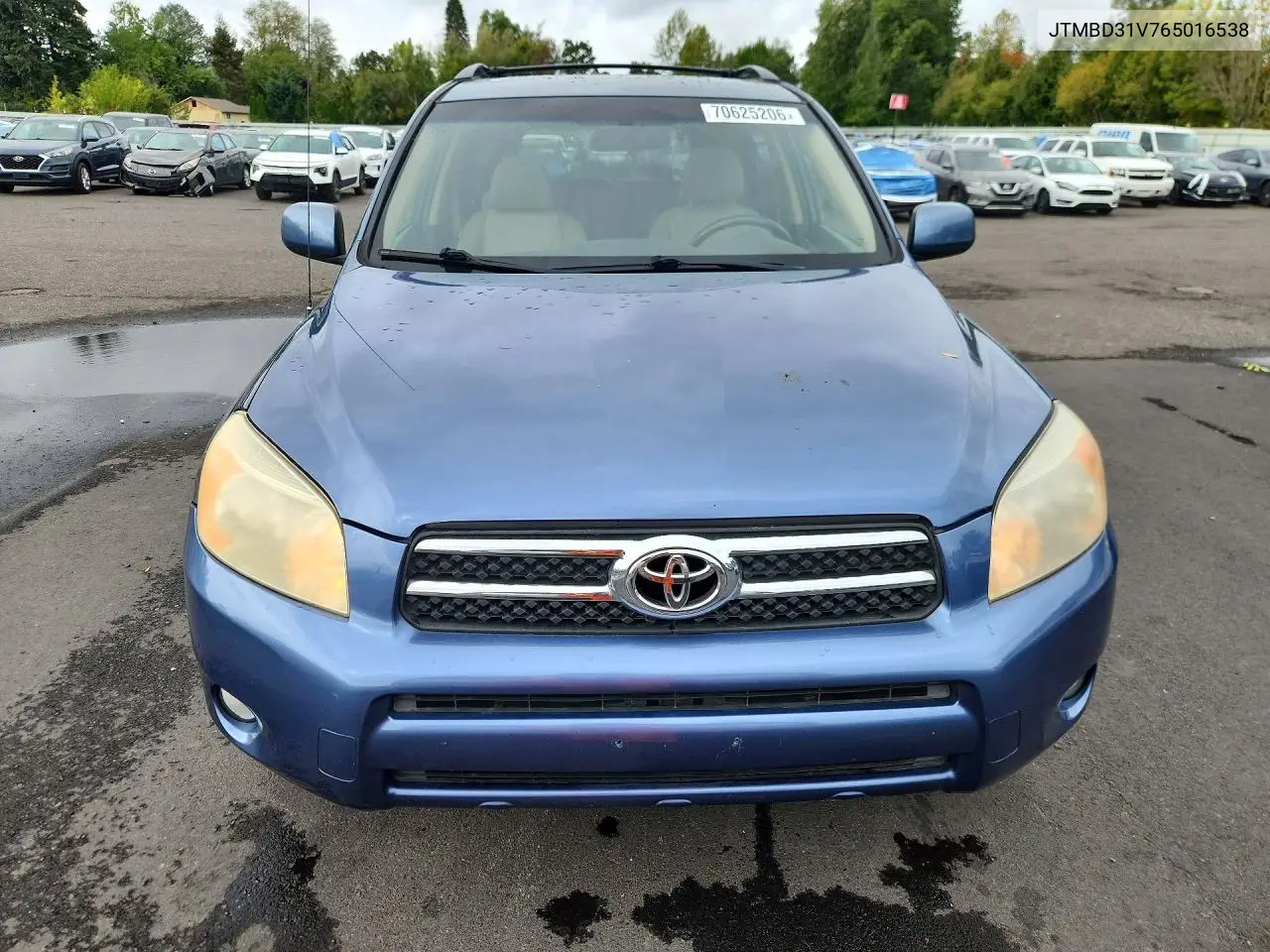 2006 TOYOTA RAV 4 VIN JTMBD31V765016538 — фото 5