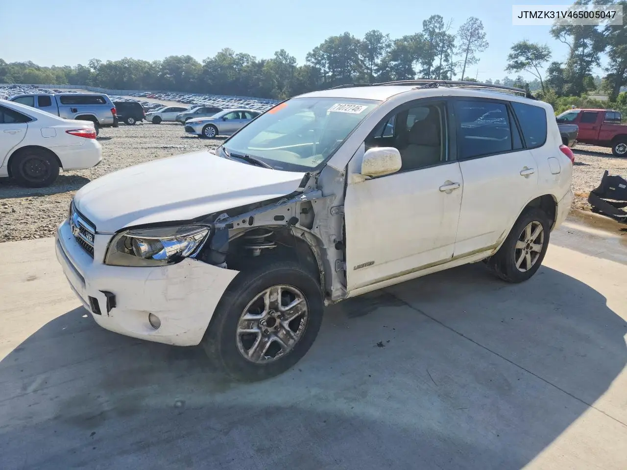 TOYOTA RAV 4 2006, VIN JTMZK31V465005047