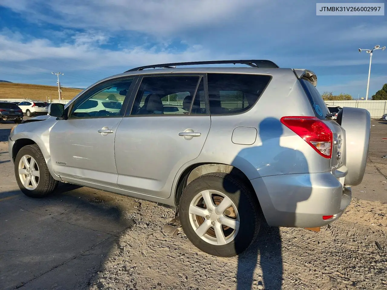 2006 TOYOTA RAV 4 VIN JTMBK31V266002997 — фото 2