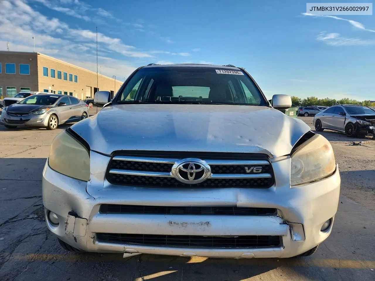 2006 TOYOTA RAV 4 VIN JTMBK31V266002997 — фото 5