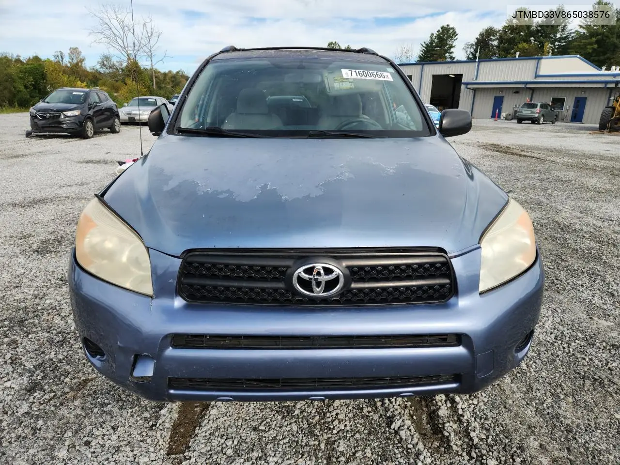 2006 TOYOTA RAV 4 VIN JTMBD33V865038576 — фото 5
