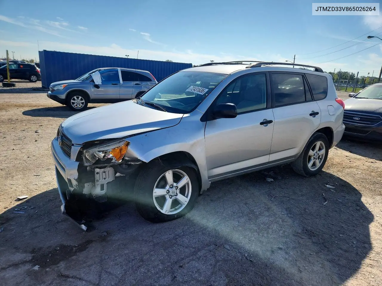 TOYOTA RAV 4 2006, VIN JTMZD33V865026264