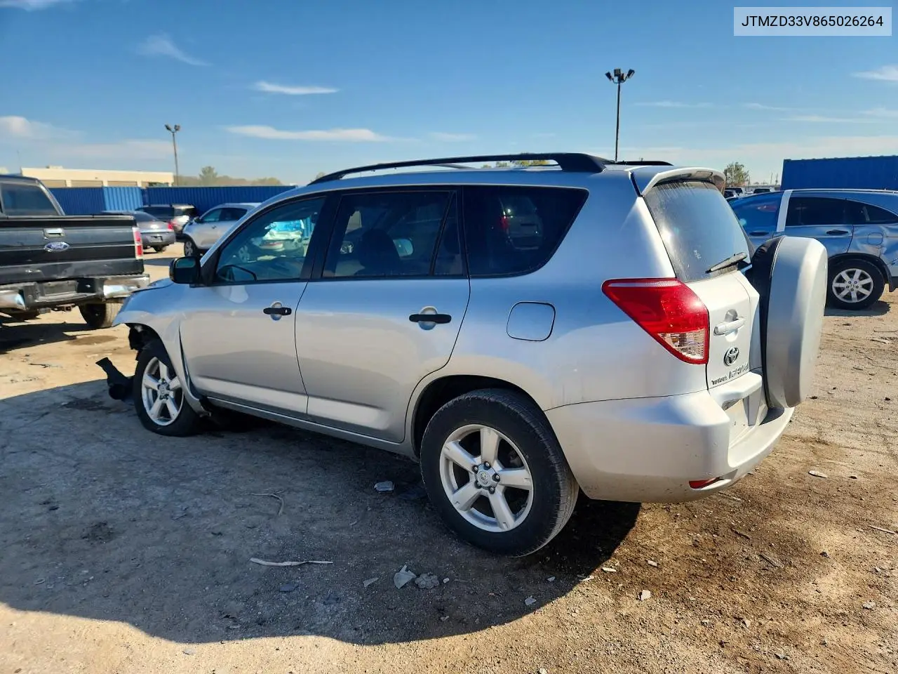 2006 TOYOTA RAV 4 VIN JTMZD33V865026264 — фото 2