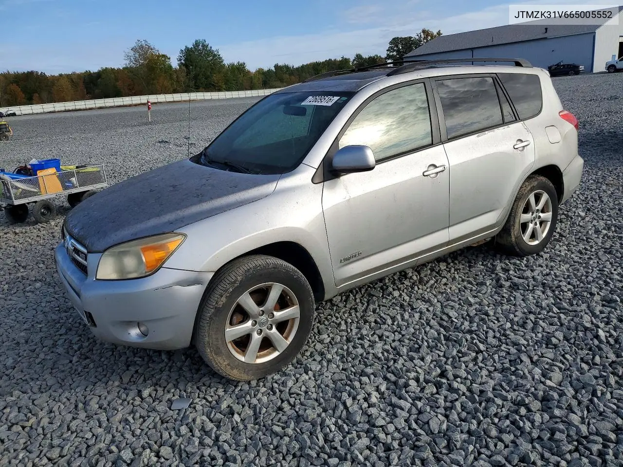 TOYOTA RAV 4 2006, VIN JTMZK31V665005552