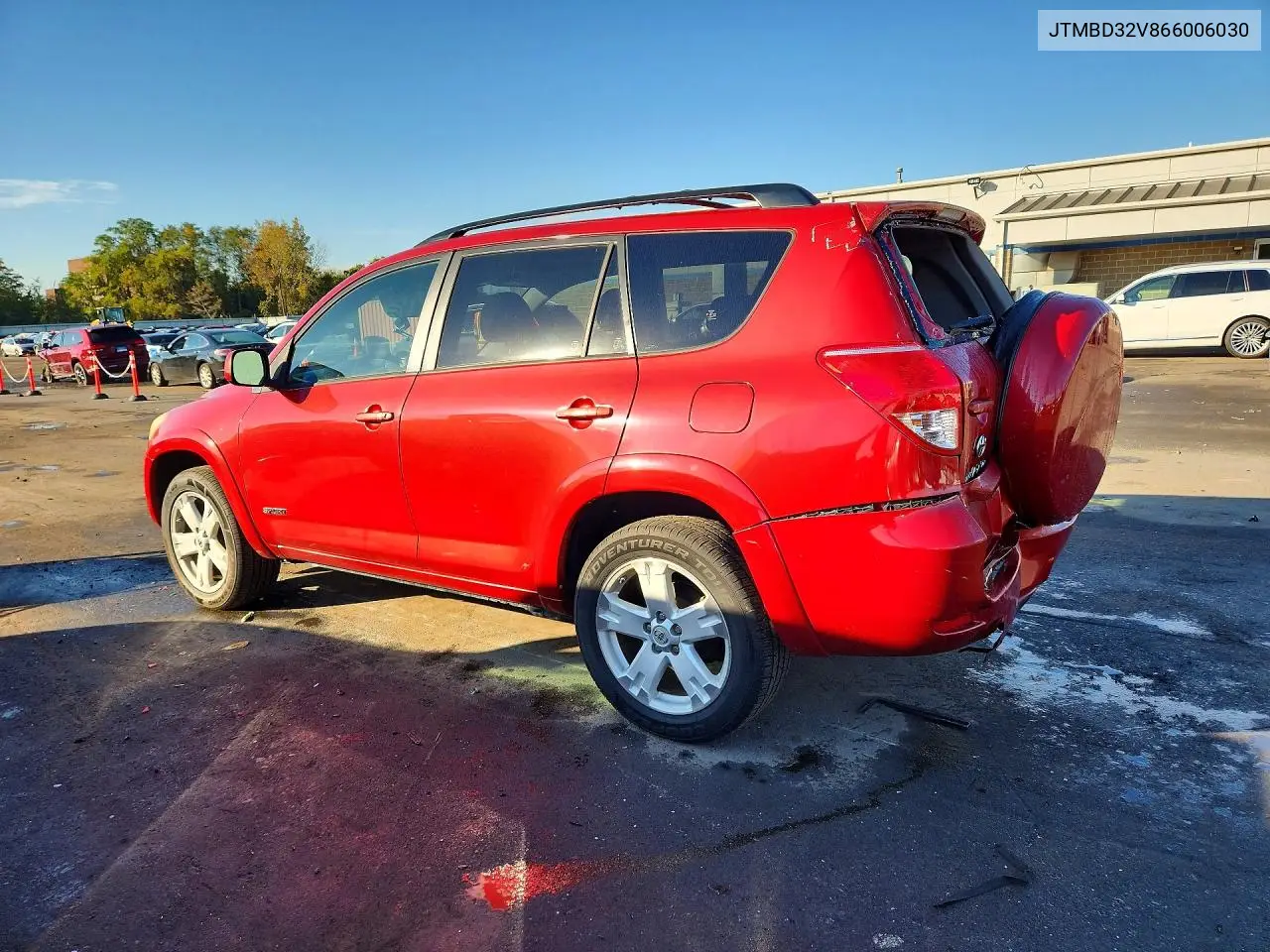 2006 TOYOTA RAV 4 VIN JTMBD32V866006030 — фото 2