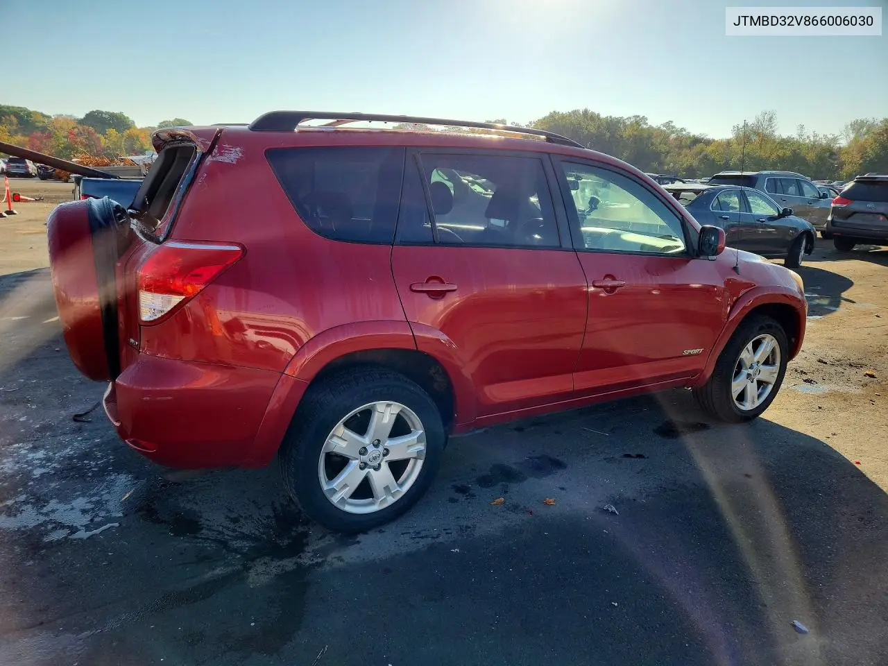 2006 TOYOTA RAV 4 VIN JTMBD32V866006030 — фото 3