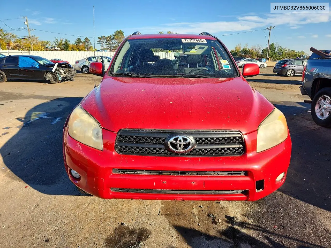 2006 TOYOTA RAV 4 VIN JTMBD32V866006030 — фото 5