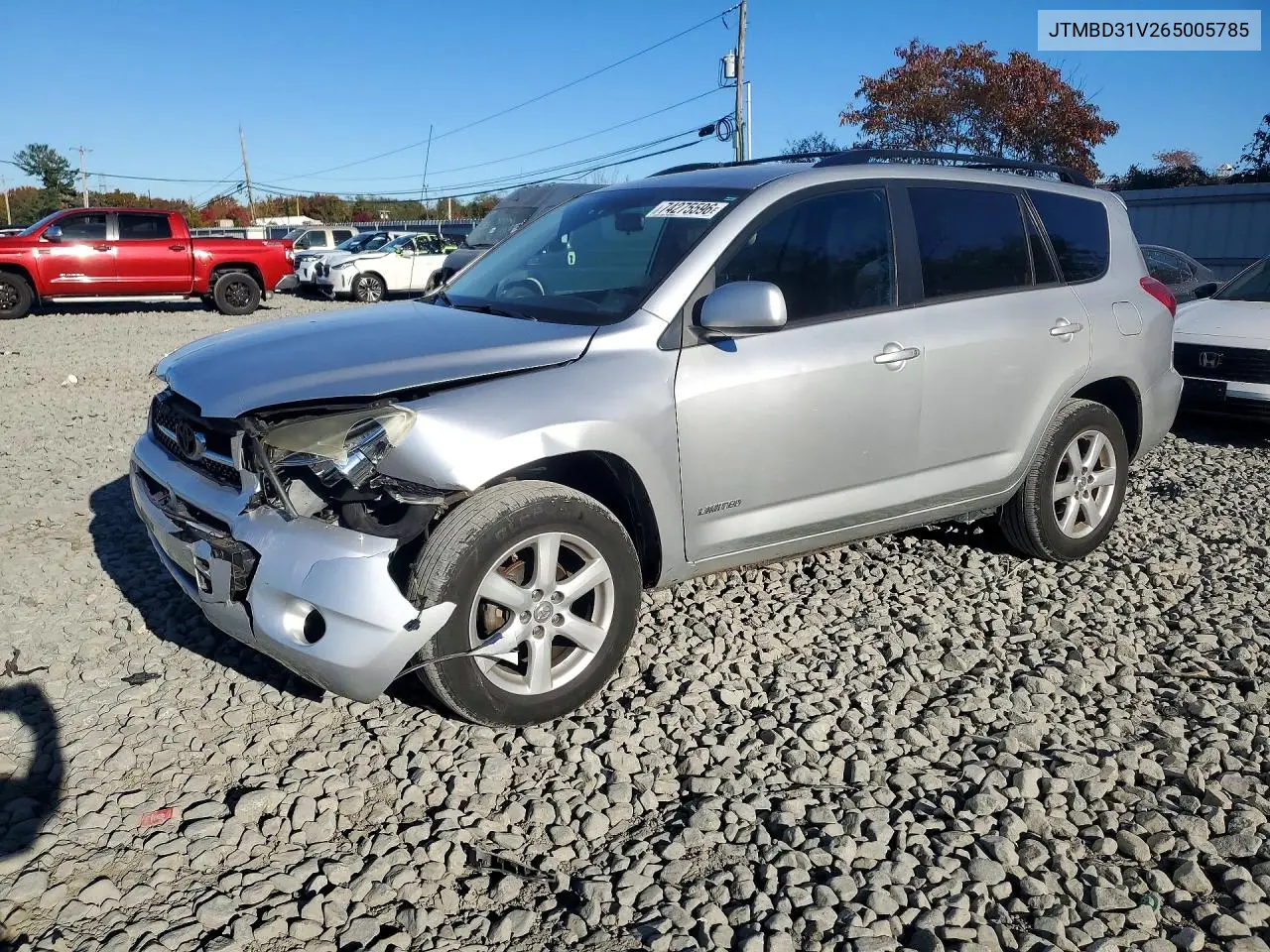 TOYOTA RAV 4 2006, VIN JTMBD31V265005785