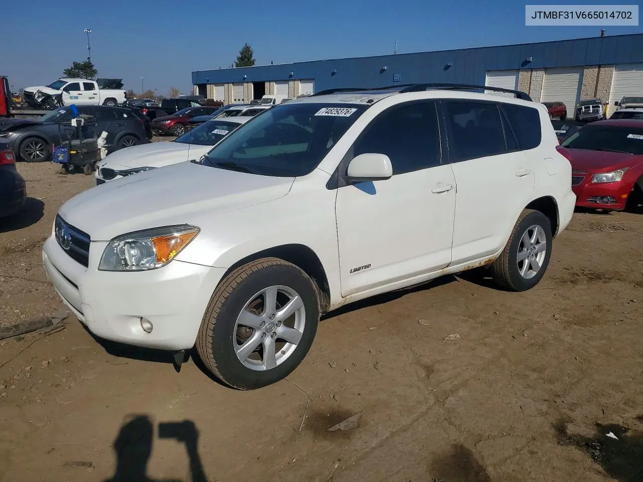 TOYOTA RAV 4 2006, VIN JTMBF31V665014702